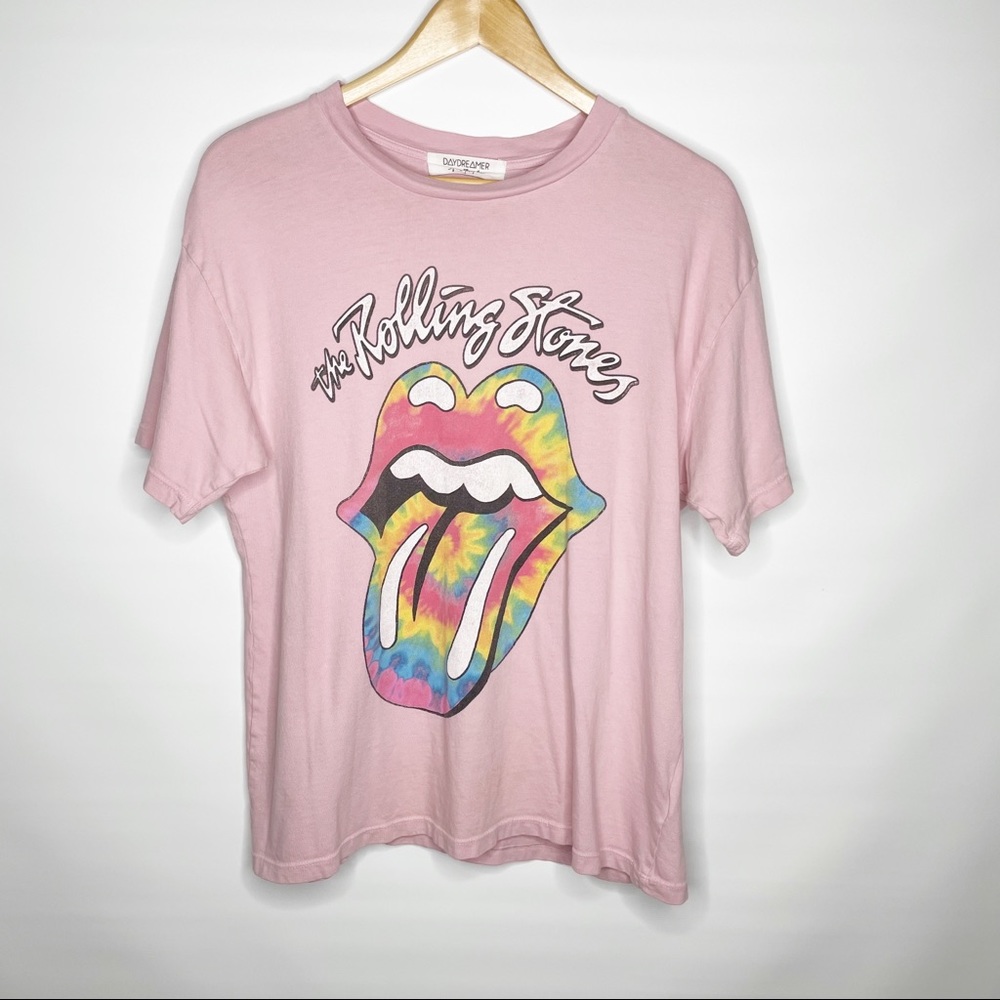Daydreamer Free People Rolling Stones Tie Dye Tee - Picture 4 of 7
